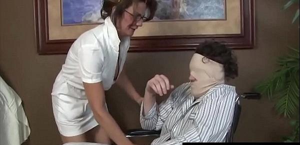  Busty Mature Nurse Deauxma Gives Patient Sloppy Hot Handjob!